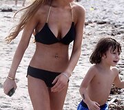 Lindsay ir jos jaunesnis broliukas Cody