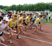 &Scaron;e&scaron;tadienį Vilniuje, &bdquo;Vingio&ldquo; stadione, vyko tradiciniai Olimpinės dienos renginiai.