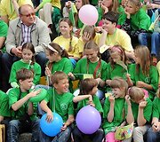 &Scaron;e&scaron;tadienį Vilniuje, &bdquo;Vingio&ldquo; stadione, vyko tradiciniai Olimpinės dienos renginiai.