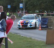 Automobiliai pasiekė Visaginą.