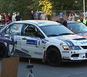Automobiliai pasiekė Visaginą.