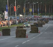 Automobiliai pasiekė Visaginą.