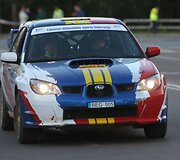 Automobiliai pasiekė Visaginą.