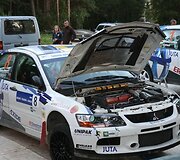 Automobiliai pasiekė Visaginą.