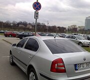 &Scaron;koda tamsintais langais.