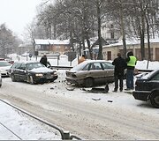 Sekmadienio avarija Geležinio Vilko gatvėje
