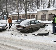 Sekmadienio avarija Geležinio Vilko gatvėje