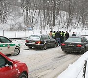 Sekmadienio avarija Geležinio Vilko gatvėje
