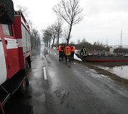 Situacija potvynio zonoje ties Rusnės sala &scaron;e&scaron;tadienio popietę