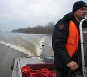 Situacija potvynio zonoje ties Rusnės sala &scaron;e&scaron;tadienio popietę