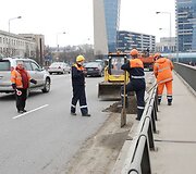Ketvirtadienį sutvarkytas Geležinio Vilko gatvės tiltas per Nerį prie Pedagoginio universiteto.