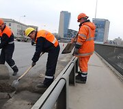 Ketvirtadienį sutvarkytas Geležinio Vilko gatvės tiltas per Nerį prie Pedagoginio universiteto.