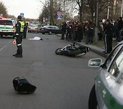 Motociklo avarija Parko gatvėje