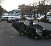 Motociklo avarija Parko gatvėje