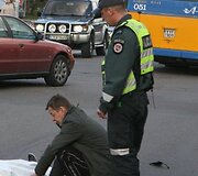 Motociklo avarija Parko gatvėje