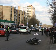 Motociklo avarija Parko gatvėje