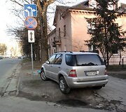 Pažeidėjas su MB visureigiu