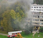 Gaisras Jeruzalės bendrabutyje