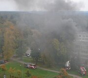 Gaisras Jeruzalės bendrabutyje