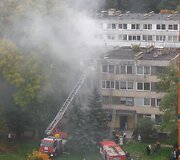 Gaisras Jeruzalės bendrabutyje