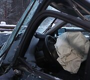 Sudaužytas &bdquo;Audi&ldquo; automobilis