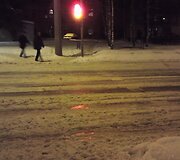 Apledėjusi Konstitucijos prospekto, Kalvarijų bei &Scaron;eimyni&scaron;kių gatvės sankryža Vilniaus centre.