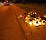 Vieta, kur žuvo motociklininkas