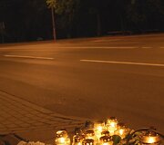 Vieta, kur žuvo motociklininkas