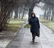 &Scaron;e&scaron;tadienį sostinėje pasnigo