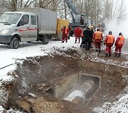 Avarija &scaron;ilumos tinkluose Savanorių prospekto ir Vilkpėdės gatvių sankryžoje. 