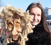 Užgavėnių turgus Rotu&scaron;ės aik&scaron;tėje