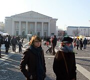 Užgavėnių turgus Rotu&scaron;ės aik&scaron;tėje