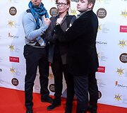 I&scaron; kairės: Audrius Bružas, Gintarė Latvėnaitė, Kirilas Glu&scaron;ajevas