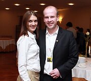 Algirdas Rama&scaron;ka su žmona Vita