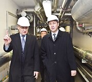 Valentinas Miltienis &bdquo;Vilniaus vandenų&ldquo; gen. direktorius ir Artūras Zuokas