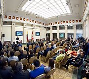 Roberto Dačkaus knygos &bdquo;Auksinis Lietuvos Jaunimas. Prisiminti negalima pamir&scaron;ti" pristatymas