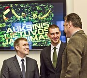 Kęstutis Kemzūra, Jonas Valančiūnas ir Arvydas Sabonis
