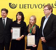 41-ojo tarptautinio jaunimo epistoliarinio ra&scaron;inio konkurso apdovanojimai