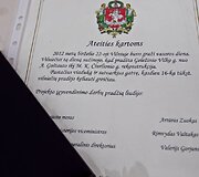 Įkasta simbolinė naujojo viaduko kapsulė.