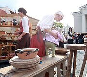 &Scaron;v.Baltramiejaus mugėje atgimsta senieji miesto amatai.