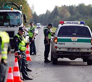 Vilniaus policijos akcija Čekoni&scaron;kėse