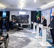 Lietuvos, Latvijos ir Estijos premjerų spaudos konferencija