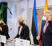 Lietuvos, Latvijos ir Estijos premjerų spaudos konferencija
