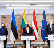 Lietuvos, Latvijos ir Estijos premjerų spaudos konferencija