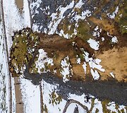Gedimino kalno pietrytiniame &scaron;laite užfiksuota nauja nuo&scaron;liauža.