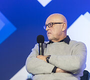 Sigito Parulskio ir Sauliaus Tomo Kondroto pokalbis knygų mugėje
