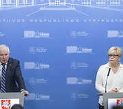 Spaudos konferencija dėl Vyriausybės veiksmų Rusijai užpuolus Ukrainą