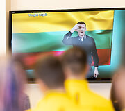 Lietuvos kurčiųjų sportininkų delegacijos palydėtuvės