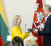 Lietuvos kurčiųjų sportininkų delegacijos palydėtuvės