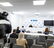 Spaudos konferencija apie neapykantą prie&scaron; kitataučius karinio konflikto metu
